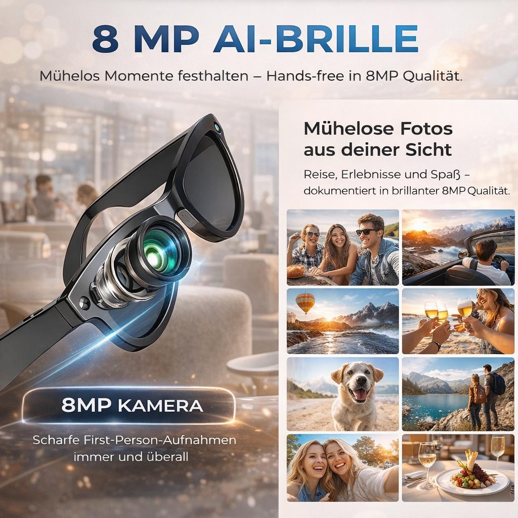 Nèvo – Die Smart AI Glasses für Reisen, Alltag & Abenteuer