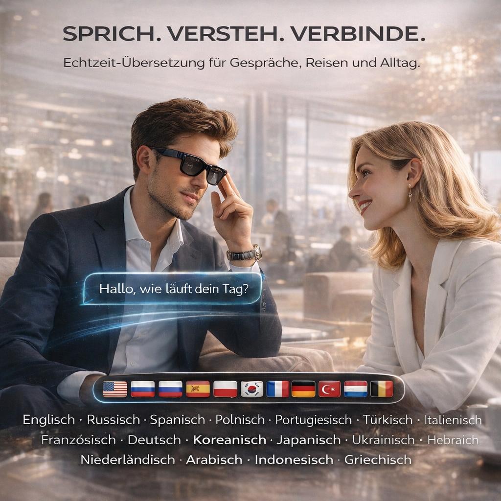 Nèvo – Die Smart AI Glasses für Reisen, Alltag & Abenteuer